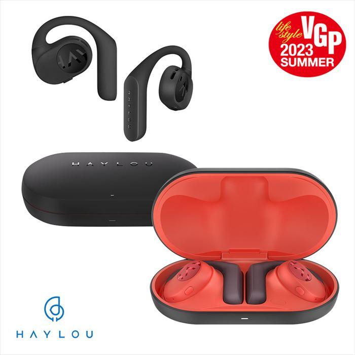 HAYLOU（ハイロー） HL-OW01BK ワイヤレス オープンイヤー イヤホン