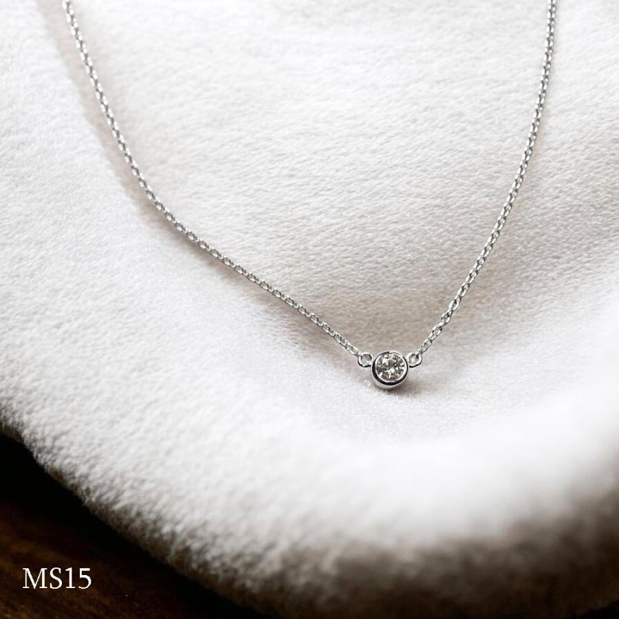 MS15/Pt900】 完全防水の遺骨ペンダント 一粒石ネックレス MS15 素材