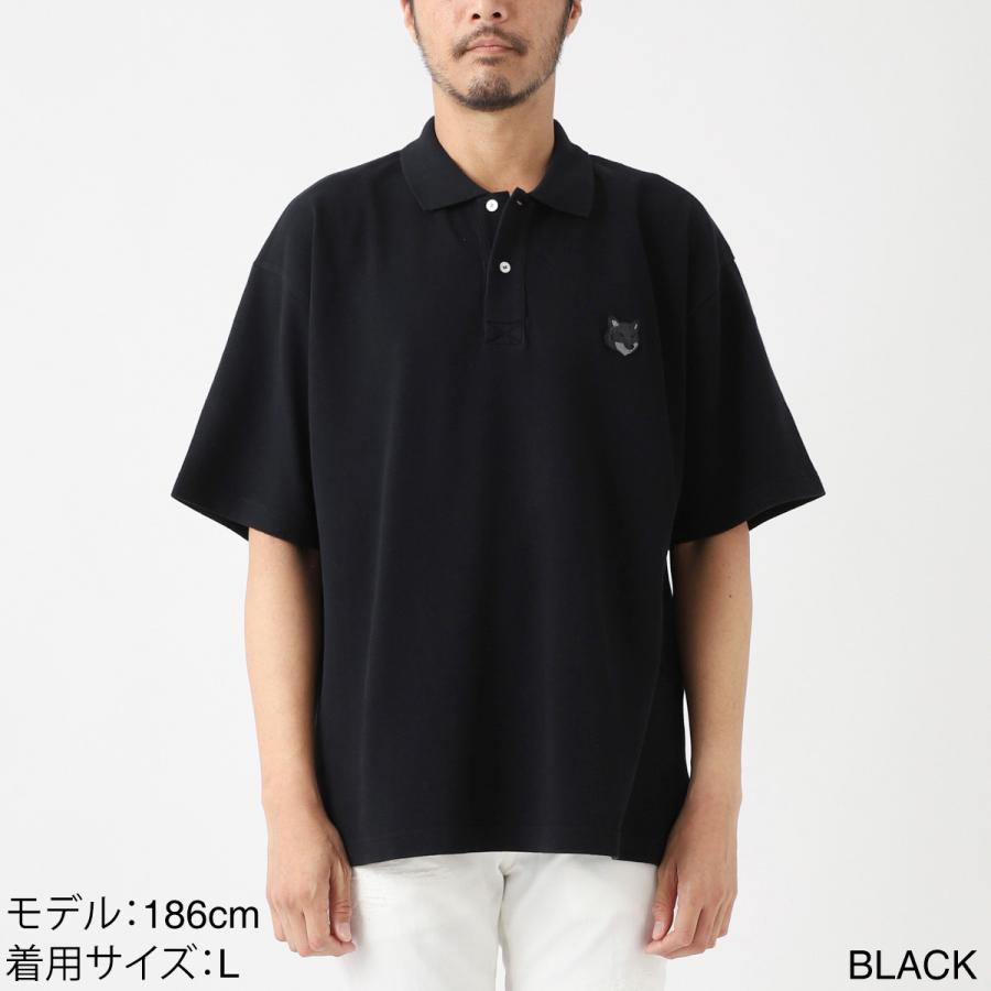 MAISON KITSUNE（メゾン キツネ） ポロシャツ BOLD FOX HEAD PATCH