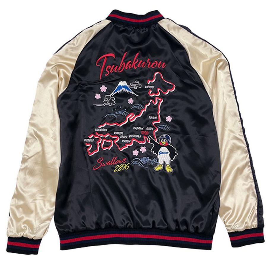 つば九郎 東京ヤクルトスワローズ グッズ ジャケット 2022 スカジャン