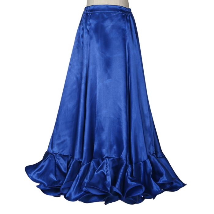 フラメンコ衣装 ペチコート【ブルー】 スカート ダンス衣装 ロング