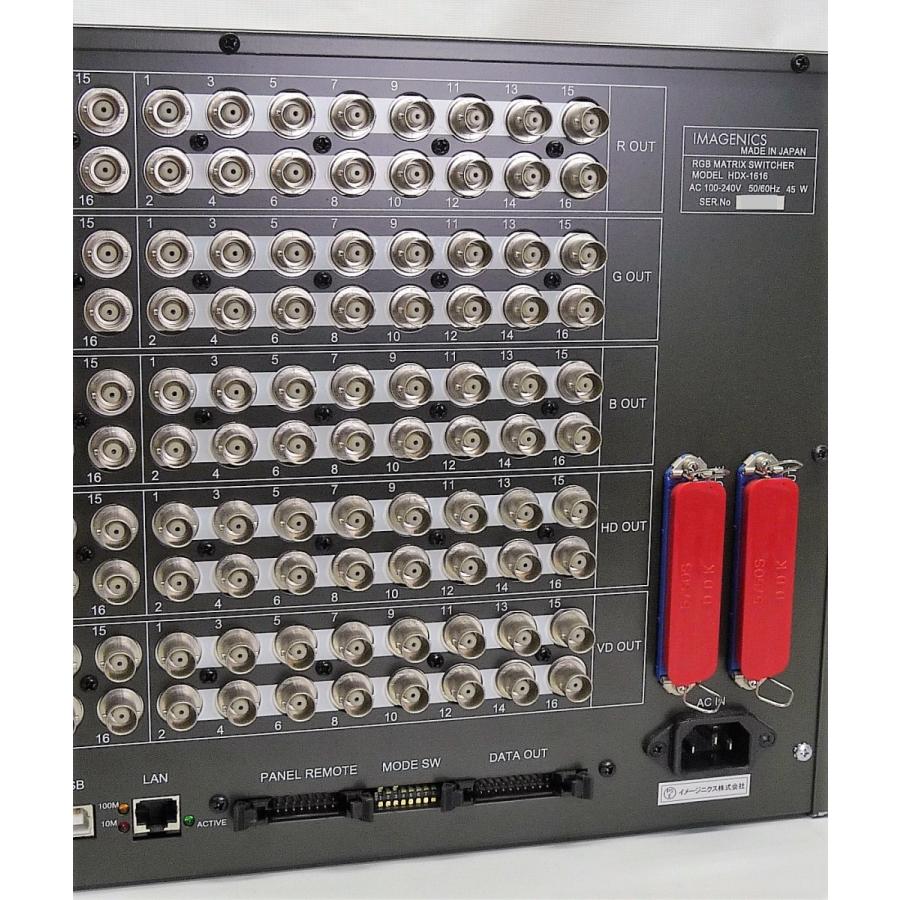 ◇IMAGENICS HDX-1616 RGB Matrix switcher マトリックススイッチャー