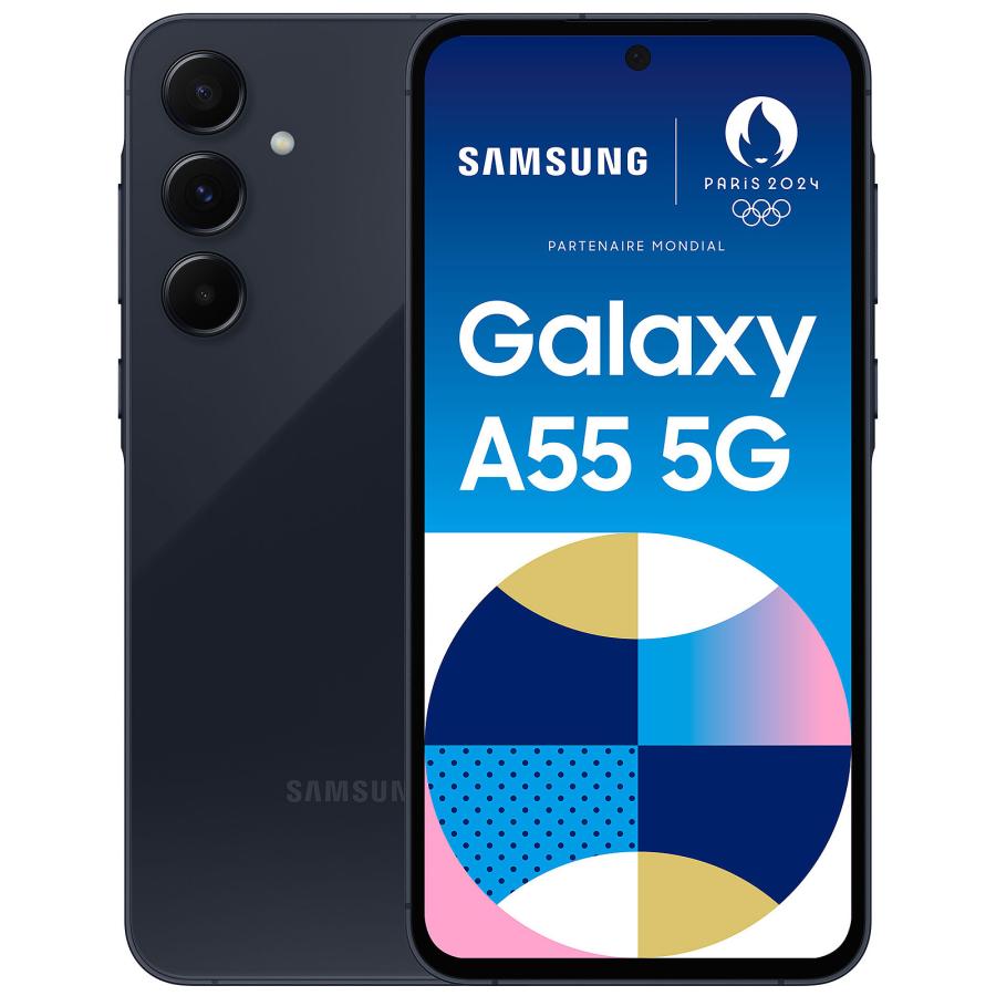 Galaxy Samsung A55 A556E Dual Sim 8GB RAM 128GB 5G ネイビー 新品