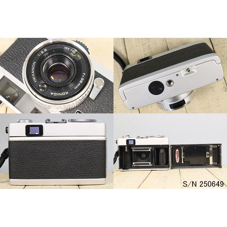 中古】【保証付 】 コニカ KONICA C35 Flashmatic S/N 250649（ケース