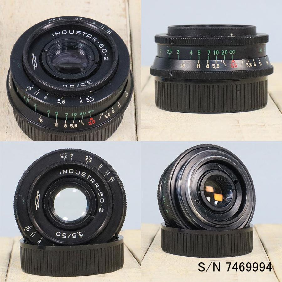 保証付 】【中古】 オールドレンズ INDUSTAR 50-2 50mm F3.5 M42