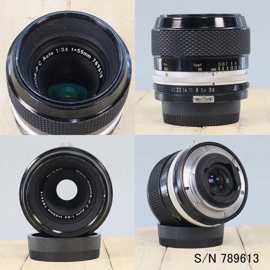 保証付 】【中古】 オールドレンズ Nikon Micro-NIKKOR-P Auto 55mm F3