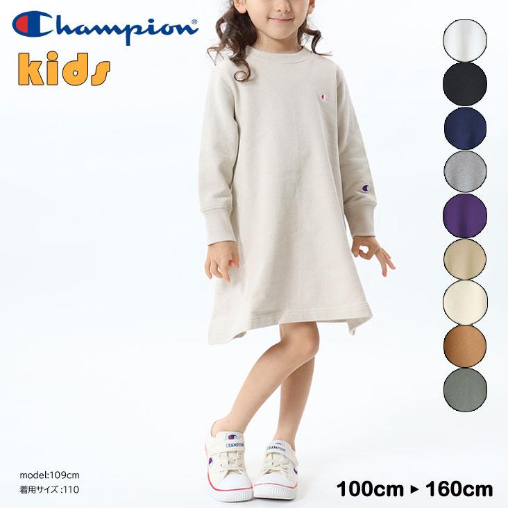 Champion（チャンピオン） kids キッズ ワンピース ポケット トップス