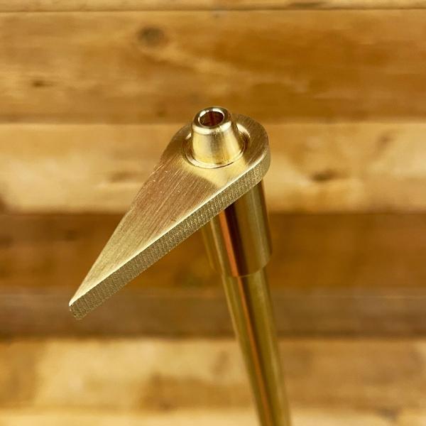 野良道具製作所 野良ブラスター真鍮 一文字鳶付 フック付き 305 トビ