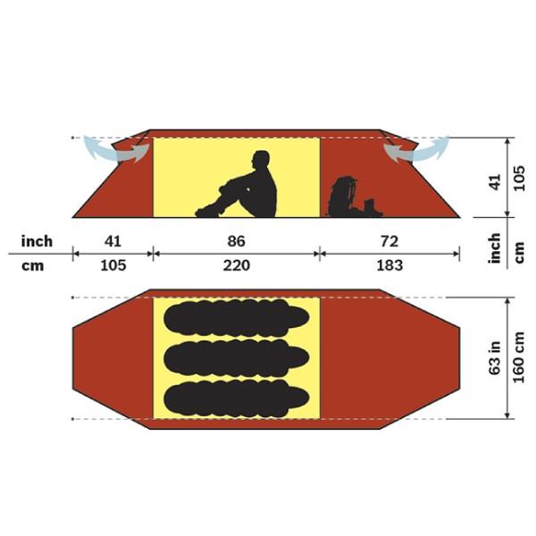 HILLEBERG（ヒルバーグ） ケロン3GT サンド 12770011116003 国内正規品