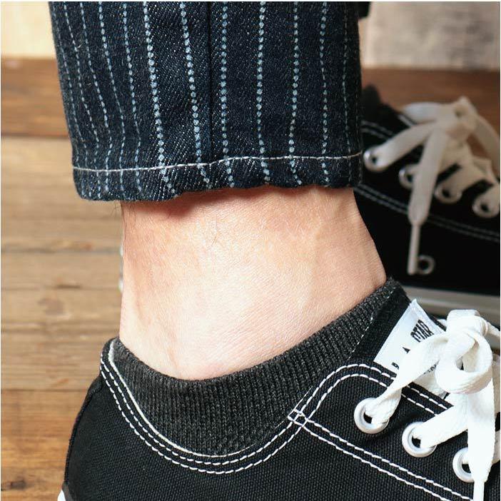 デニムクロップドパンツ(児島ジーンズ)メンズ 七分丈デニムパンツ