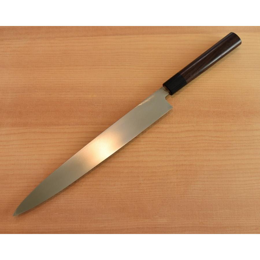 高級包丁 柳刃包丁 9寸 銀紙3号 銀三 紫檀柄 高品質 日本製 切れ味抜群