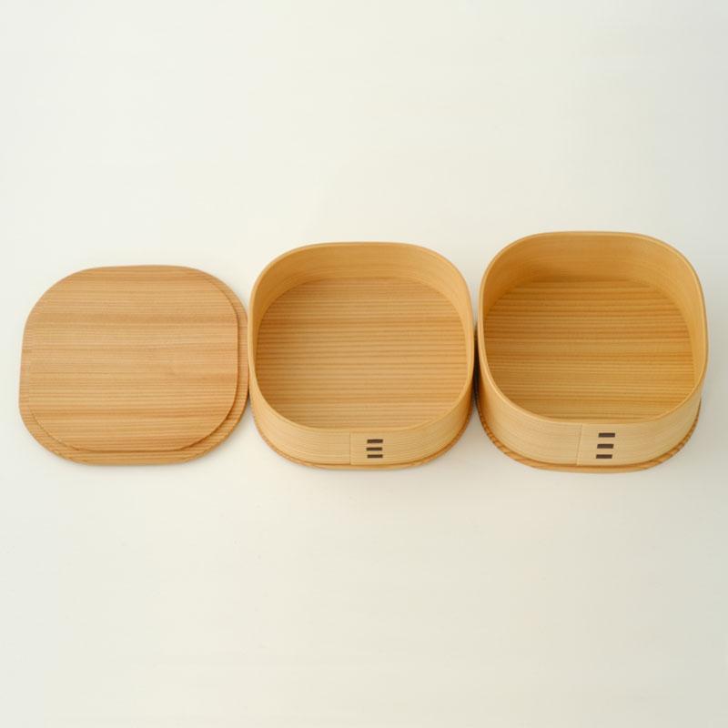 みよし漆器本舗 お弁当箱 大館工芸社 曲げわっぱ くつわ 弁当箱 秋田杉