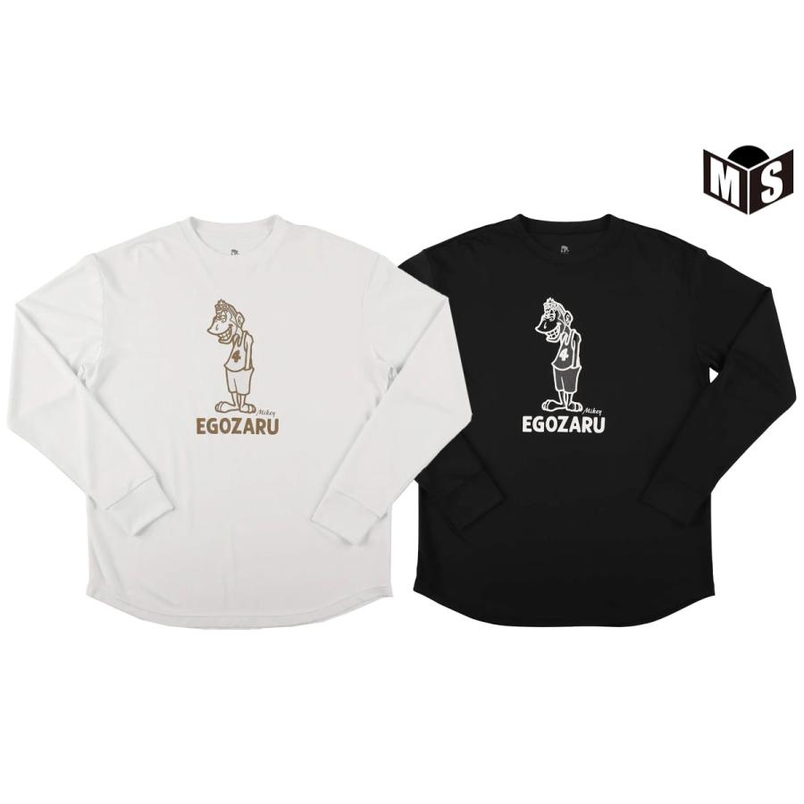 EGOZARU（エゴザル） ボールドラインマイキー ロングスリーブTシャツ