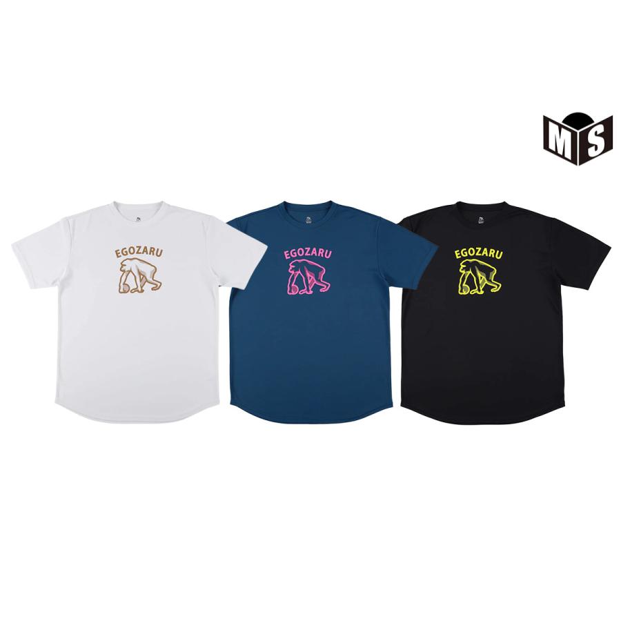 EGOZARU（エゴザル） ボールドラインロゴ Tシャツ 【EZSS25UST032