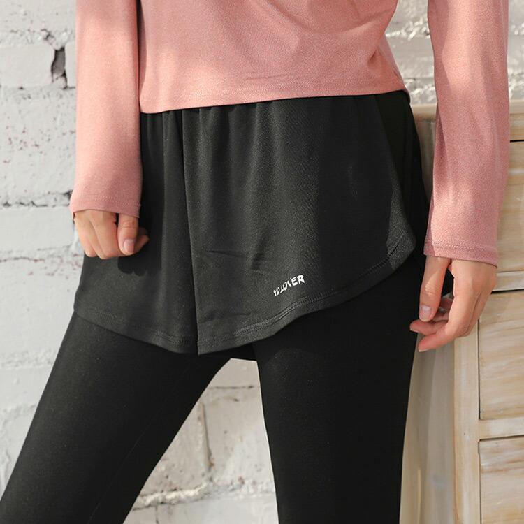 HYS SHOP ヨガウェア レディース 上下セット 長袖 トップス レギンス 2