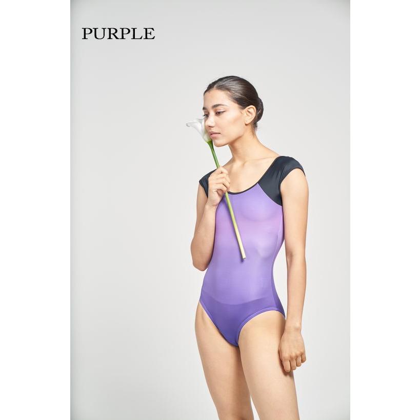 バレエ レオタード 大人 半袖 Artemis/アルテミス グラデーション