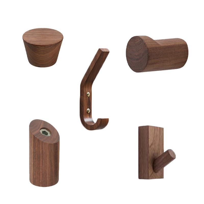 フック 壁 フックセット 5個セット 壁掛け 木製 耐荷重10kg 強力フック