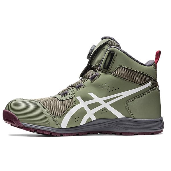 ASICS（アシックス） 安全靴 ウィンジョブ CP214 BOA ライケングリーン