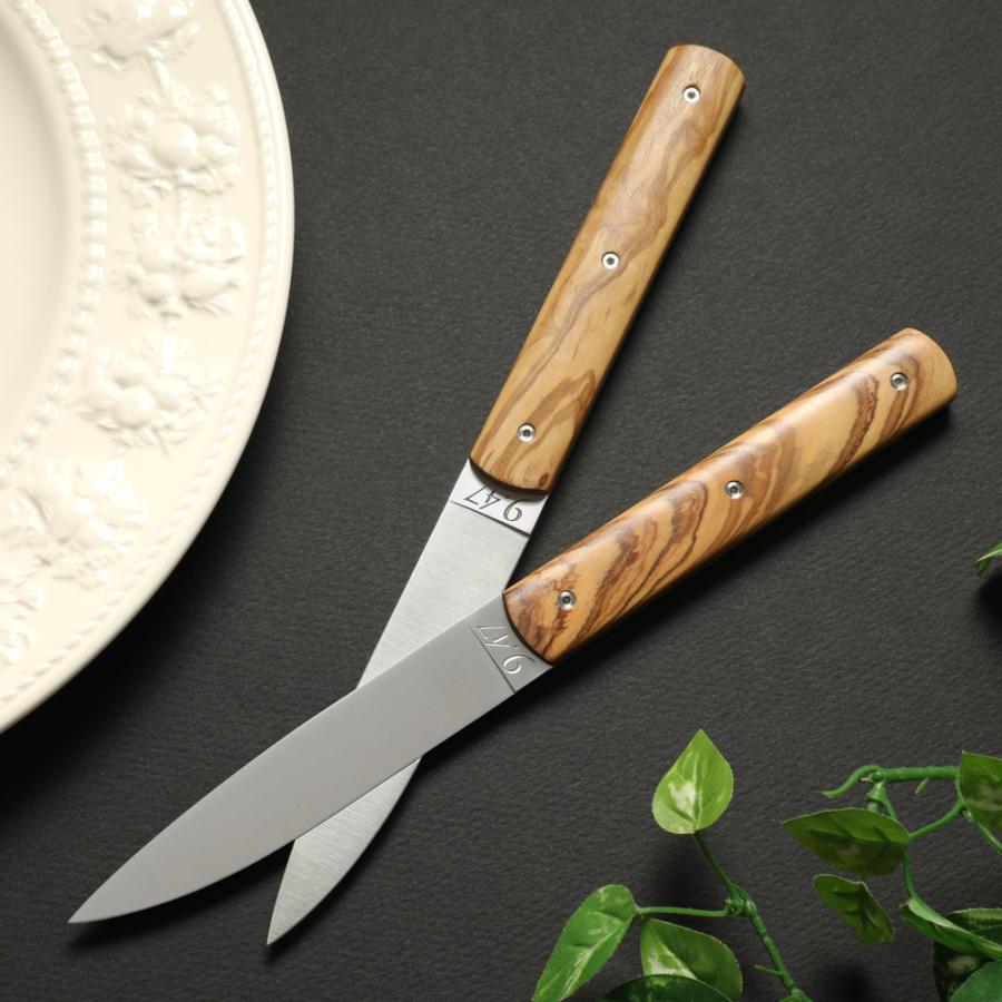 ペルスヴァル 9.47 ステーキナイフ 天然木ハンドル perceval フランス