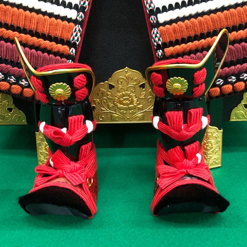 旭翠作 毛利元就公 鎧飾り 収納式 10号 鎧単品 五月節句 五月人形