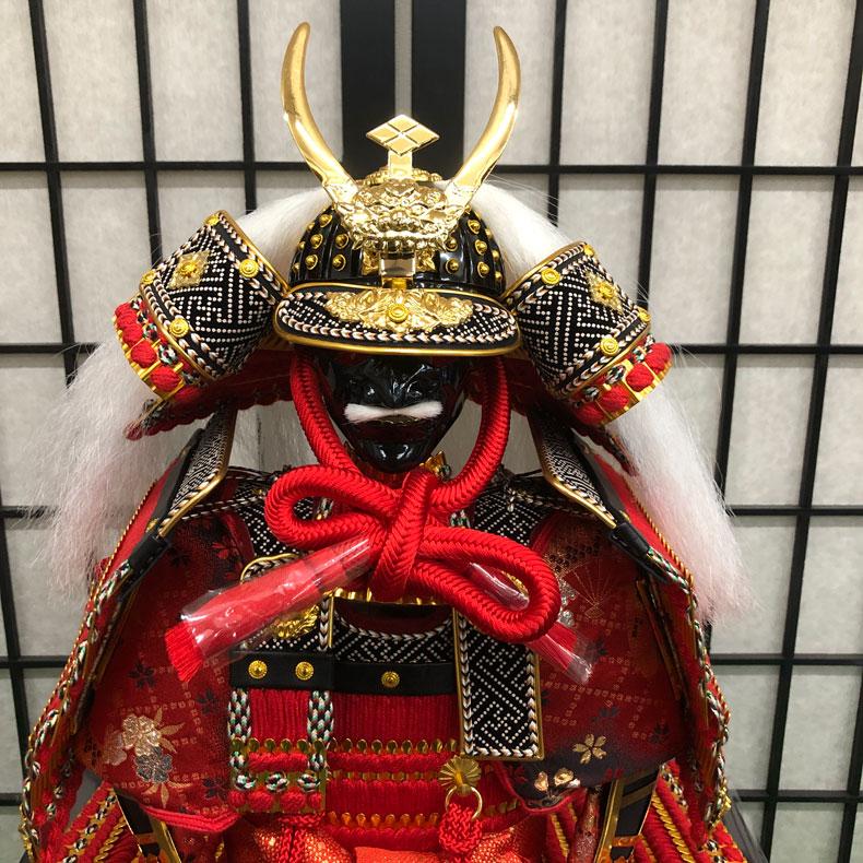 旭翠作 武田信玄 収納式 鎧飾り 10号 鎧単品 五月節句 五月人形 よろい