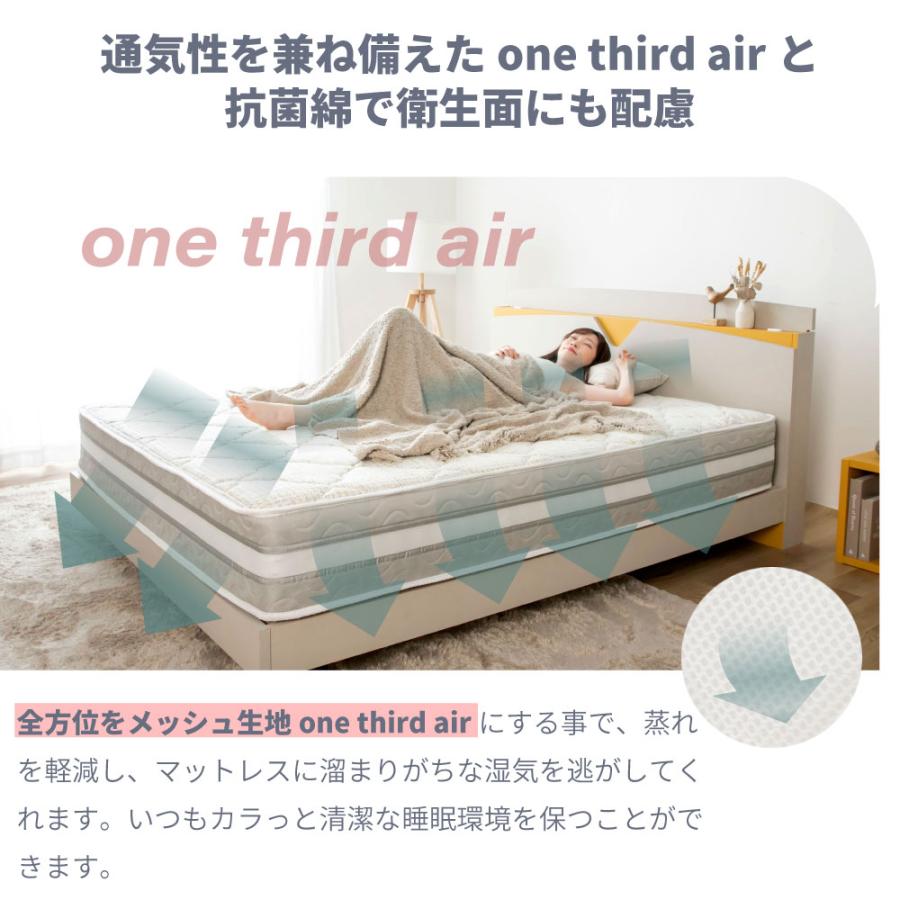 源ベッド セミダブル咲夜レアルマットレス 新発売 6.7インチコイル