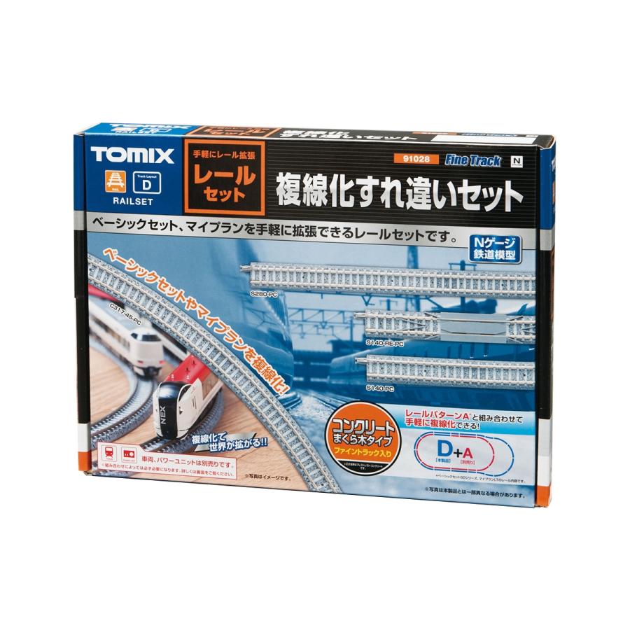 トミックス 91028 レールセット複線化すれ違いセット レールパターン