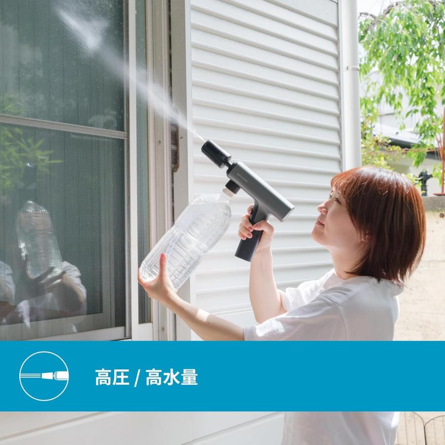 スパイサー ポケッタブル 高圧洗浄機 コードレス ハンディ ペット