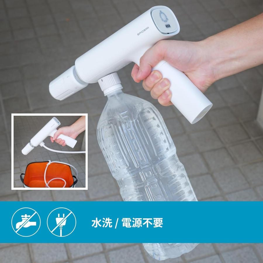 スパイサー ポケッタブル 高圧洗浄機 コードレス ハンディ ペット