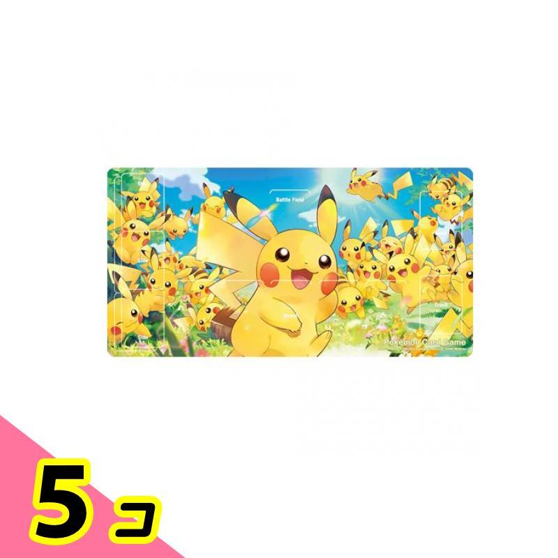 ポケモンカードゲーム ラバープレイマット ピカチュウ大集合 1枚入 5個