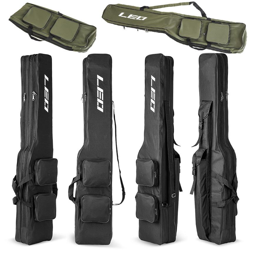 爆買 釣竿ケース フィッシングバッグ 2個セット ロッドケース 折り畳み