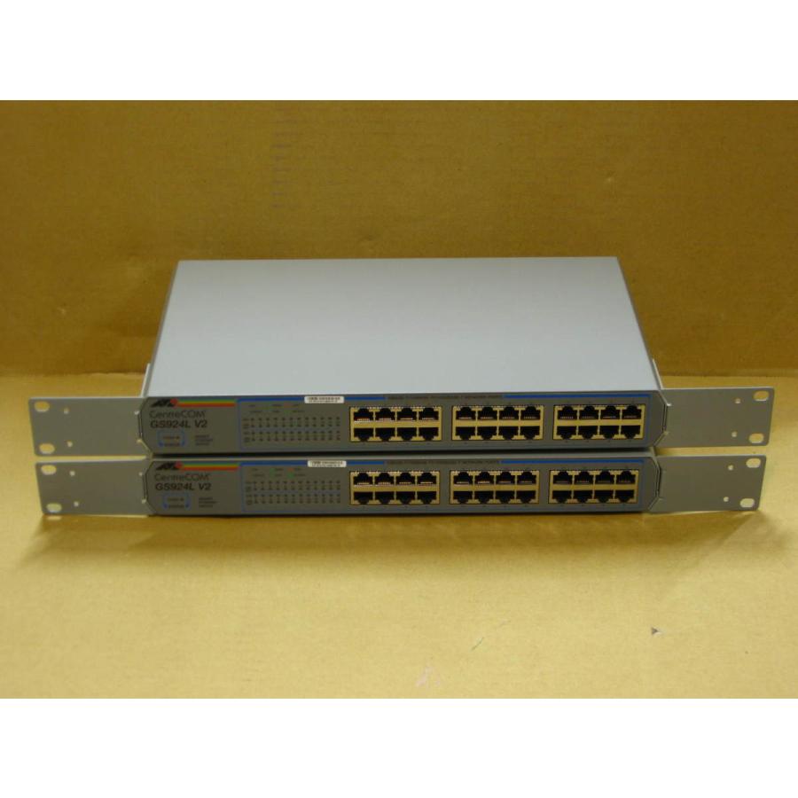 ▽Allied Telesis CentreCOM GS924L V2 24ポート ギガビットスイッチ 2
