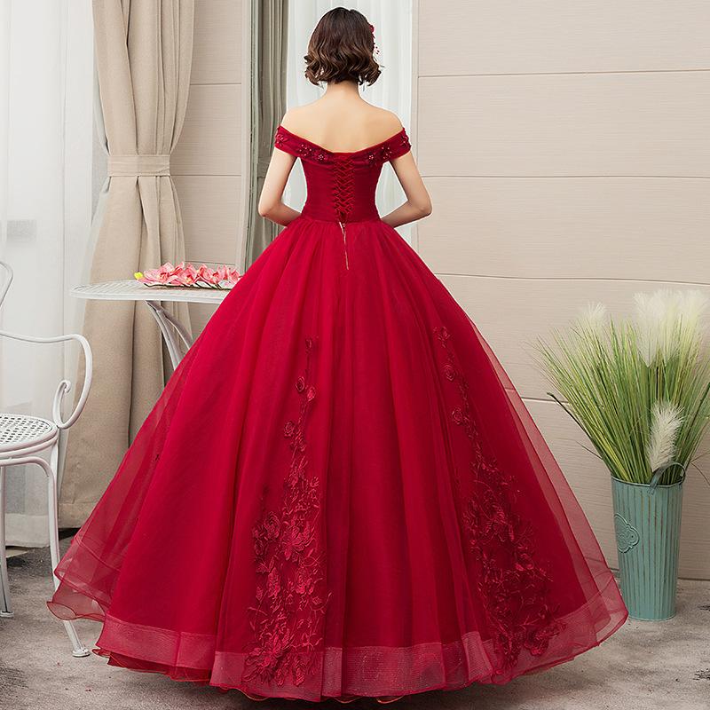 カラードレス プリンセス ロングドレス オフショルダー 演奏会 発表会