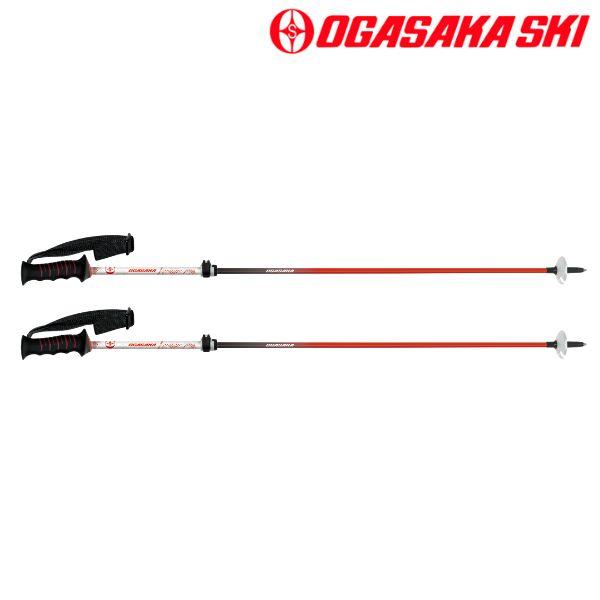 OGASAKA（オガサカ） サイズ調整式 ストック スキーポール ホワイト 95