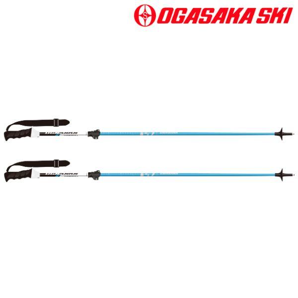 OGASAKA（オガサカ） サイズ調整式 ストック スキーポール ブルー 95