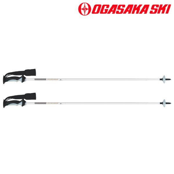 OGASAKA（オガサカ） ストック スキーポール カーボンポール ホワイト