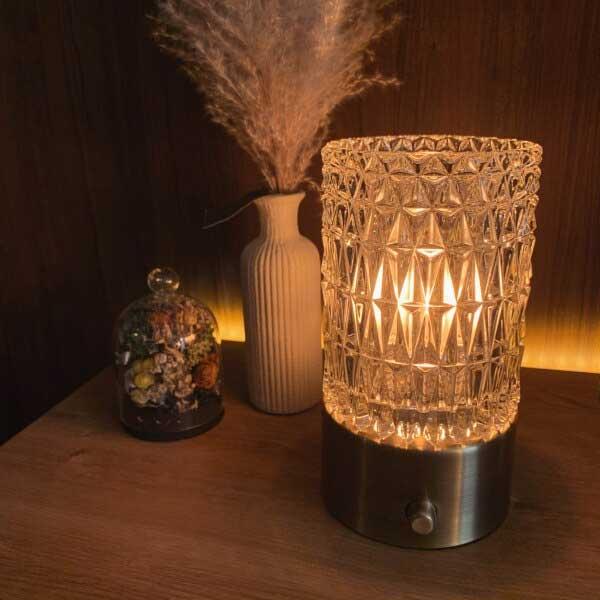 テーブルランプ 調光 セルマ 1灯 ナイトランプ 無段階調光