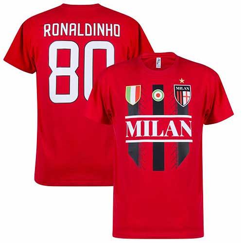 予約RET06】赤80【国内未発売】RE-TAKE ACミラン レジェンドTシャツ 80