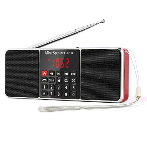 PSE認証済】Gemean J-288 ポータブル ラジオ ワイド fm am ステレオ