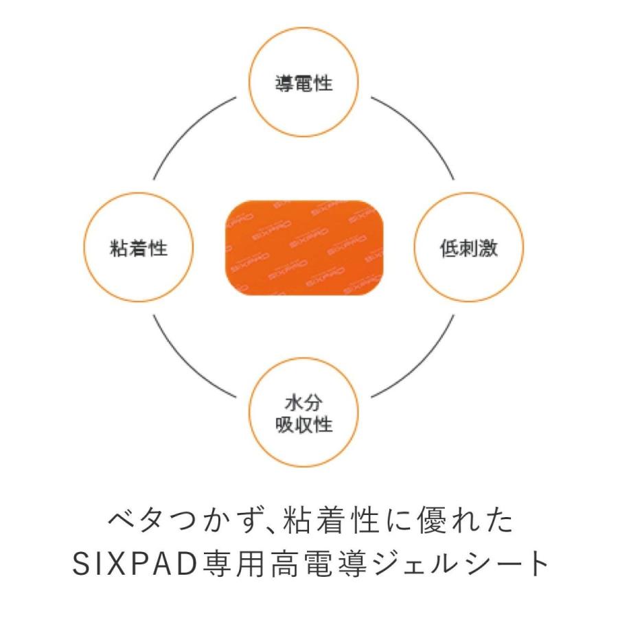 SIXPAD（シックスパッド） アームベルト高電導ジェルシート SIXPAD