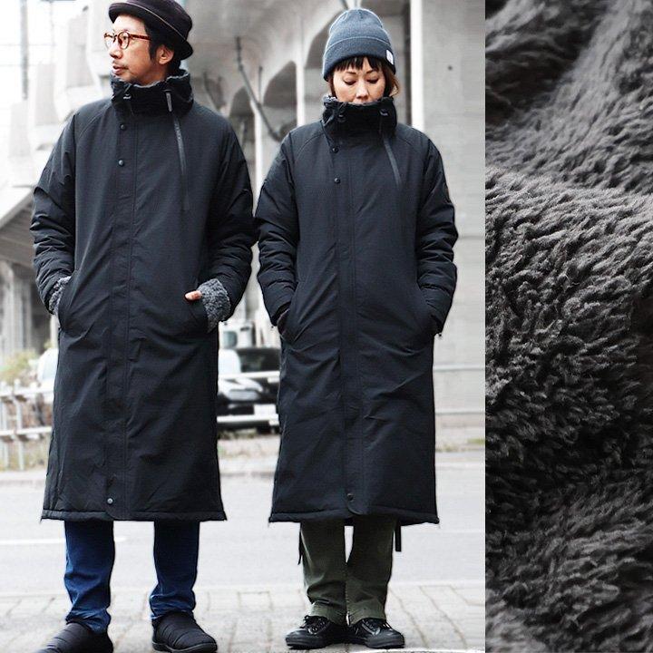 ベンチコート メンズ 暖かい 裏ボア 撥水 防風 軽量 機能素材 ダブル