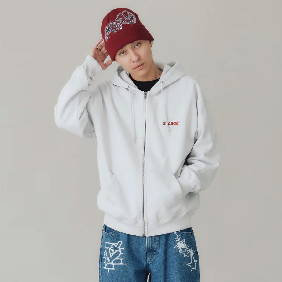 XLARGE（エクストラ ラージ） 全2色 ジップパーカー STANDARD LOGO ZIP