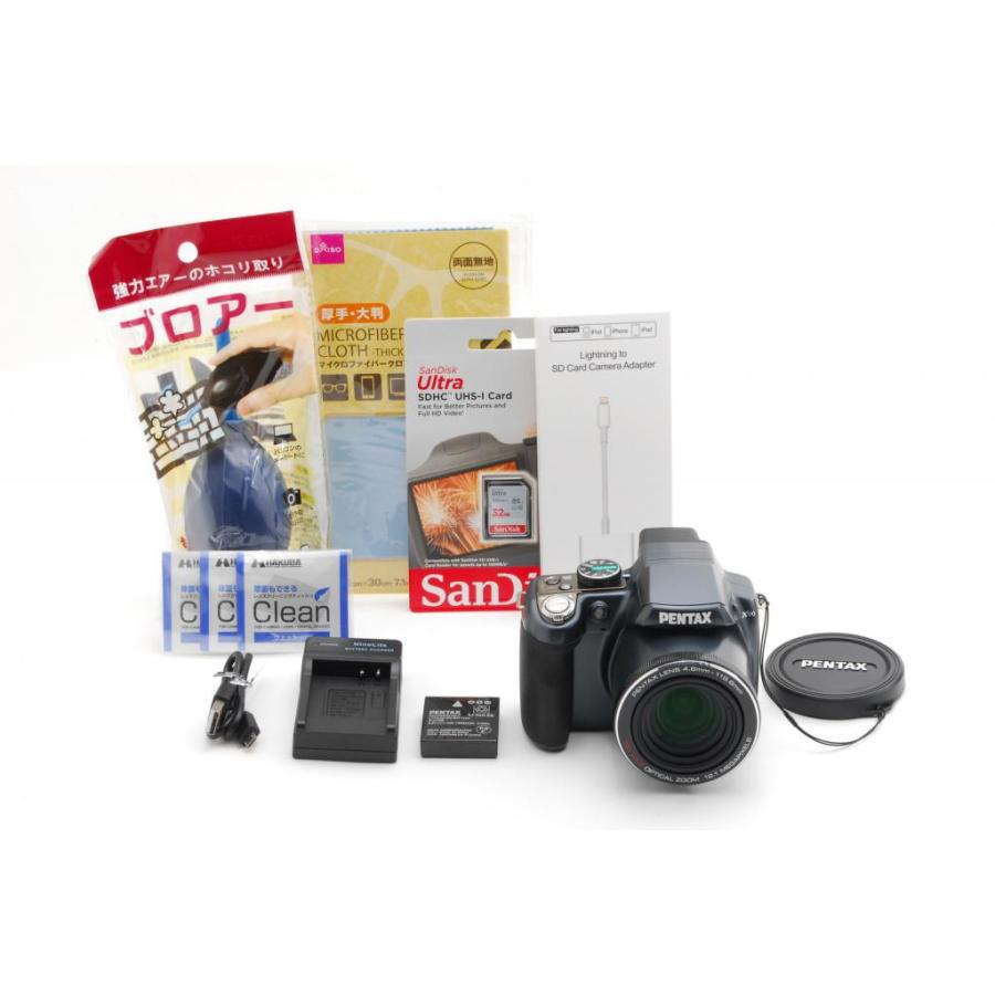 ペンタックス PENTAX X90 新品SD32GB付き iPhone転送 : 山ウサギカメラ