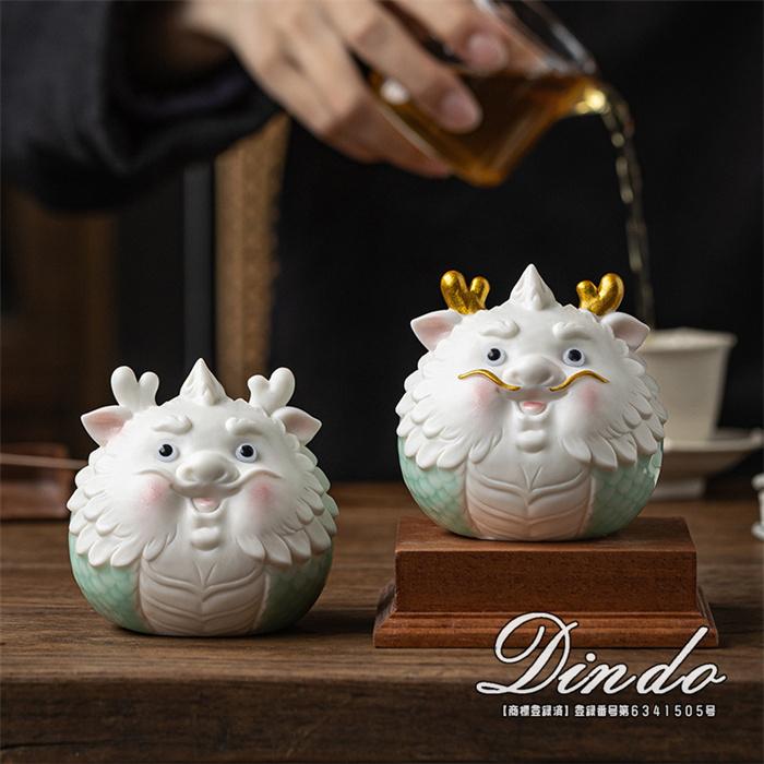 干支 置物 辰 干支の置物 陶器 おしゃれ 龍 タツ たつ 令和六年 2024年