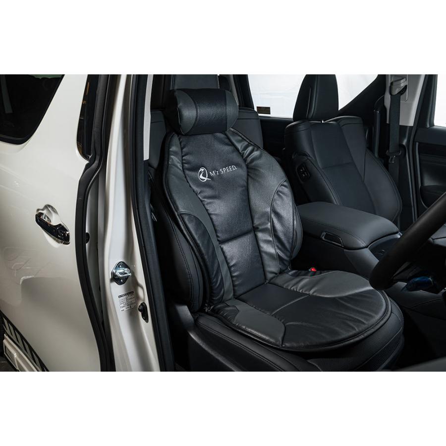 M'z SPEED レザーシートクッション [2席分セット] 日本製 エムズ