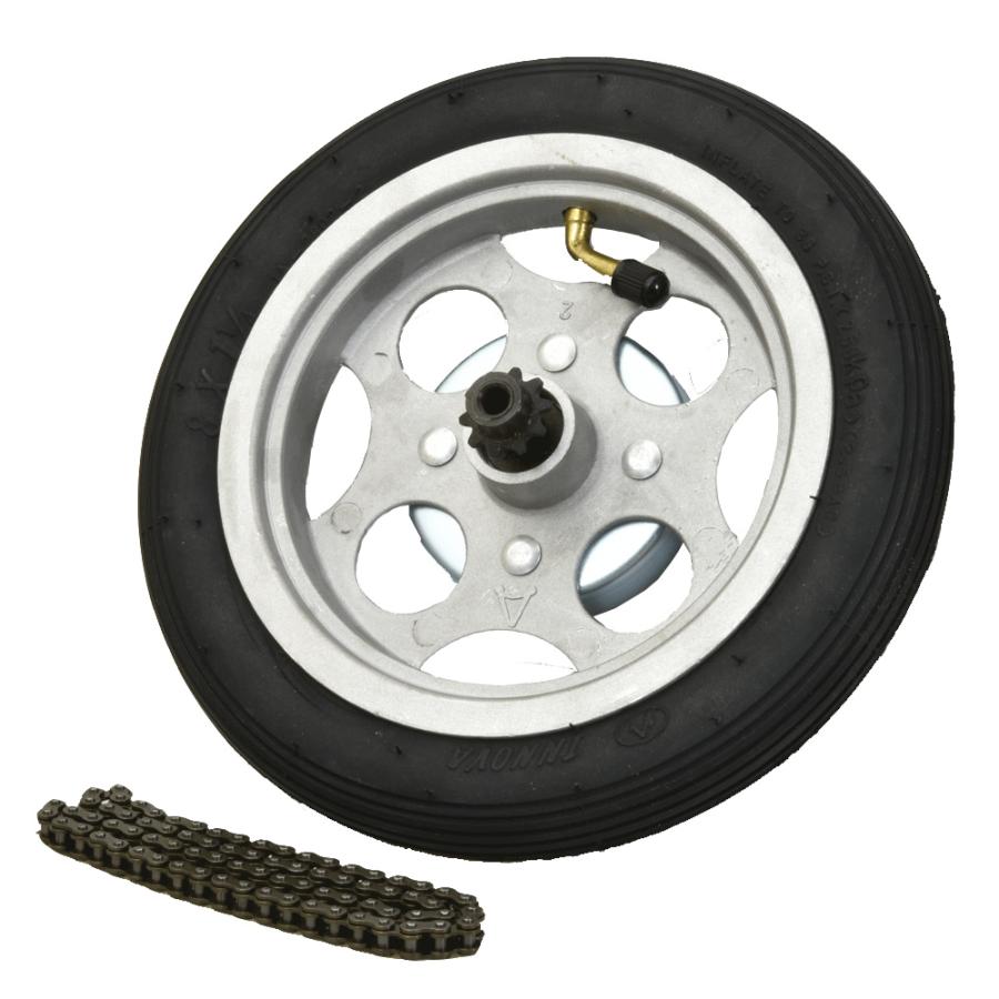 A-bike City 8インチ 後輪用エアータイヤセット 8インチ交換用