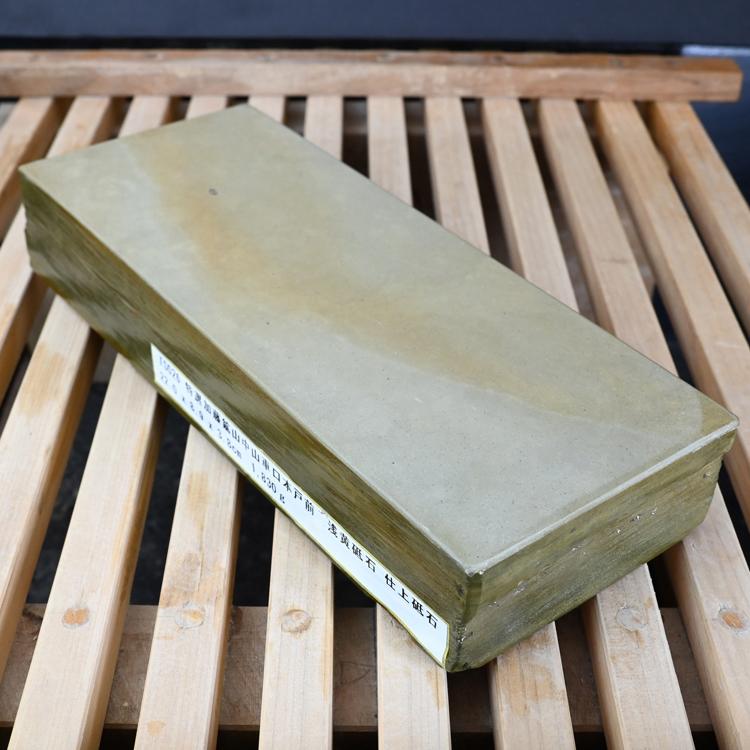 特選加藤鉱山中山車口本戸前浅黄砥石 仕上砥石 天然砥石 本物保証