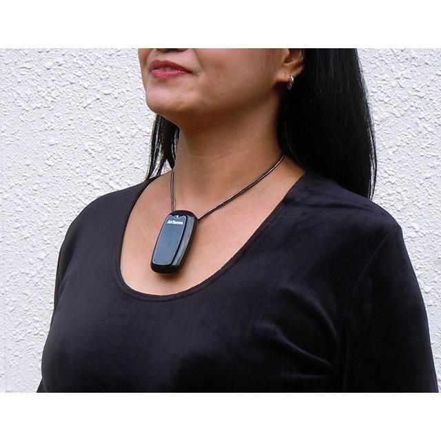 携帯空気清浄機 首掛け式マイナスイオン発生器 花粉・喫煙対策に