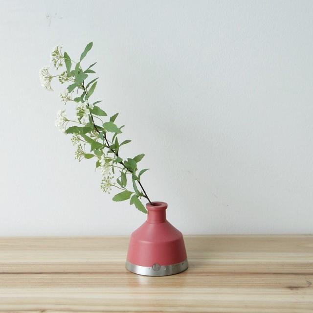 一輪挿し 花瓶 フラワーベース アルミ 小さい おしゃれ Alx Vase Kaku