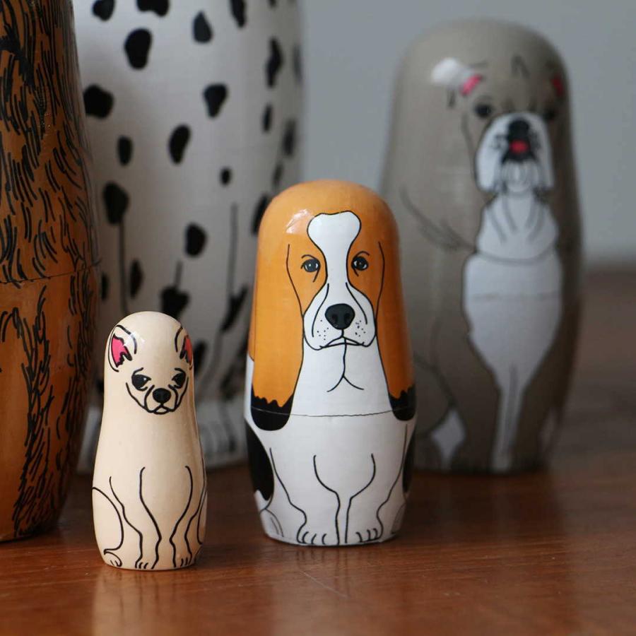 パートナーズ Partners マトリョーシカ 犬 midori komatsu ドッグ 動物